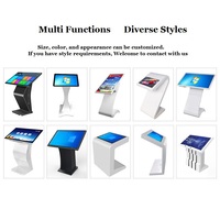 Kiosque interactif d'intérieur d'écran tactile d'affichage à cristaux liquides numérique tout en un