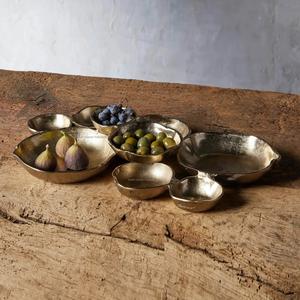 Elegante cuenco de 9 compartimentos de color dorado para servir comida, plato de Metal, vajilla de boda, plato y cuencos para servir comida en racimo - Product Image 2