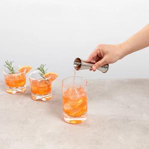 Jigger de Barra de Acero Inoxidable Premium con Detalles en Cobre, Medición Dual, Herramienta de Vertido Precisa para Bartenders Profesionales - Product Image 3