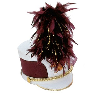 Tout nouveau grand plumeau sur mesure avec motif teint en panache rose pour pompons Shako dernière conception en gros - Product Image 2