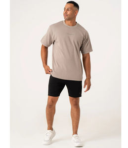 Nouveau style 220gsm 100% coton T-shirt uni vierge Impression personnalisée T-shirts pour hommes grande taille surdimensionnés - Product Image 6