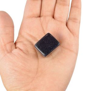 Pierre précieuse semi-précieuse de cristal de guérison Goldstone Blue Tumble Stone - Product Image 4