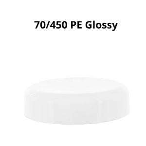 Tapa de rosca de PE 70/450, tapa de tarro de plástico brillante transparente sin revestimiento para contenedor de alimentos cosméticos, fabricante de cierre giratorio - Product Image 6