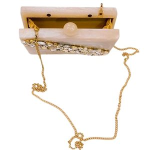 กระเป๋าถือเรซิ่นงานดีไซน์อินเดียโบราณ รุ่นคลัทช์ทรงสี่เหลี่ยมผืนผ้า ทำมือ แฟชั่นสุดฮิตสำหรับผู้หญิง ราคาสุดคุ้ม เหมาะเป็นของขวัญและของที่ระลึก - Product Image 5