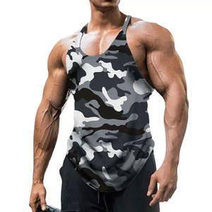 Camiseta sin mangas de estilo informal para hombre, 100% algodón, sin costuras con logotipo personalizado, ropa de entrenamiento físico - Product Image 2