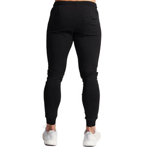 กางเกงจ็อกเกอร์เอวสูงของผู้ชายแบบลำลองผ้าคอตตอนพิมพ์ลายดีไซน์โลโก้ของคุณเอง - Product Image 4