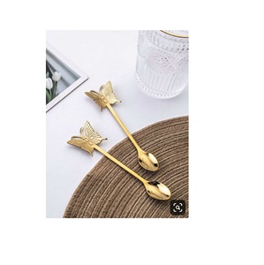 Fabricant de gros en acier inoxydable 4 pièces pour mariage cuillère et fourchette réutilisables argenterie ensemble de couverts en argent - Product Image 3