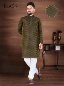 Jequard-ropa de fiesta de boda para hombre, pijama de algodón puro tejido, la mejor calidad al precio más bajo, novedad 2022 - Product Image 2