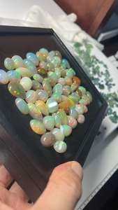 Piedra Preciosa de Ópalo Natural Indio de Primera Calidad, Corte Ovalado Pulido, Alta Calidad, Personalizable para la Fabricación de Joyas, Venta al por Mayor - Product Image 2