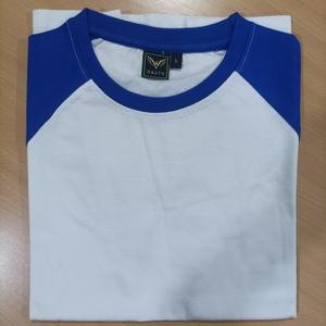 180g Wholesale Blank Raglan Sleeve <b>T</b> <b>Shirt</b> with Contrast Color 100% Cotton Printing Custom Tagless Logo for <b>Men's</b> Plain <b>T</b> <b>Shirts</b> - Product Image 2