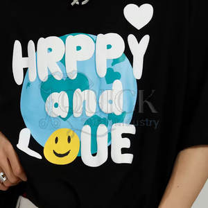 Servicio OEM Camisetas de Verano para Mujer con Estampado Puff Ecológico - Diseño de Logotipo Personalizado y Tallas - Product Image 6