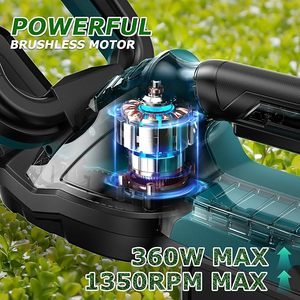 Taille-haie sans fil 18-21V, taille-buissons électrique 20 pouces, taille-haie portatif pour jardin - Product Image 5