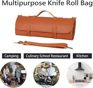 กระเป๋าเชฟหนังแท้ขนาดกะทัดรัดปรับแต่งได้เป็นมิตรต่อสิ่งแวดล้อมใช้ในครัวอเนกประสงค์ - Product Image 5