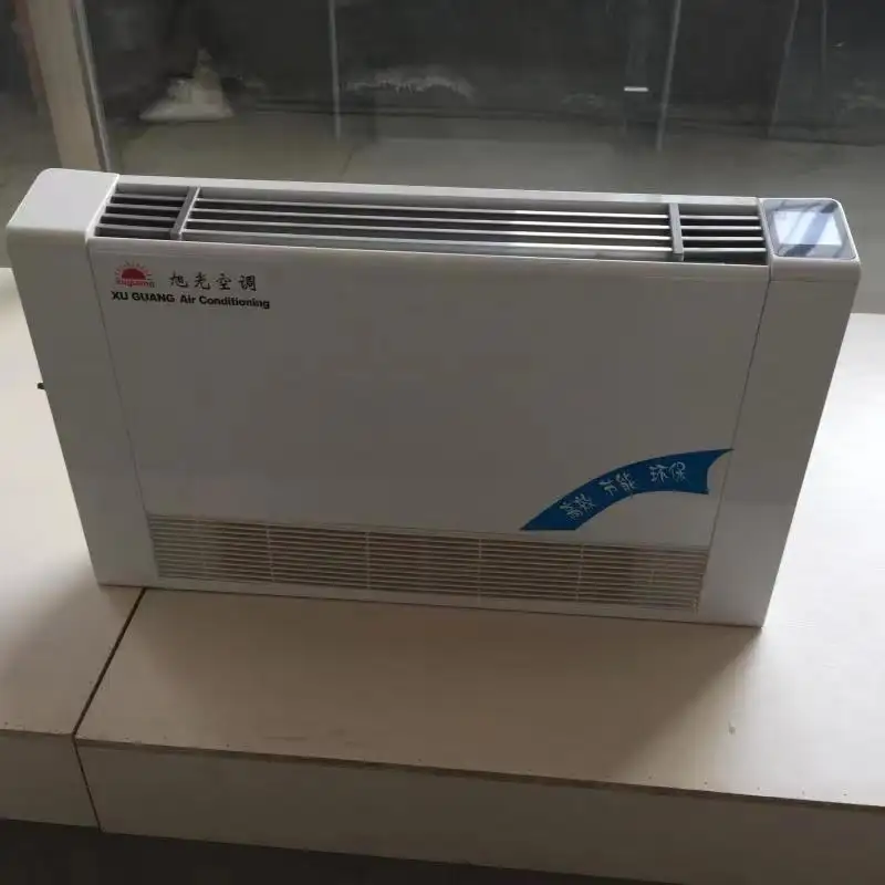 Wall-Mounted FCU Fan Coil Unit Built-In Condensate Pump AC Powered with Low Noise Motor for Restaurant Cooling 220V Operation