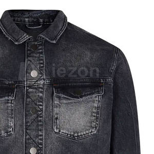 Chaqueta vaquera para hombre hecha a medida de gran tamaño más vendida Chaqueta vaquera para hombre de último diseño a precio barato - Product Image 6