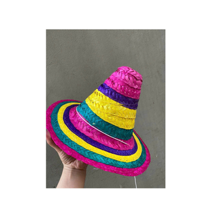 Sombrero de paja mexicano amigable para viajes Sombrero de paja hecho en Vietnam para un embalaje ligero y fácil - Product Image 4