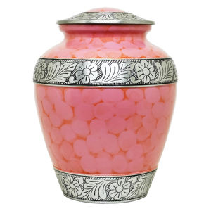 Urna Funeraria de Estilo Europeo Americano en Color Rosa Plateado para Cenizas Humanas, Capacidad de 220 Pulgadas Cúbicas, Ecológica, Duradera y con Diseño Personalizable - Product Image 1