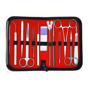 Kit de dissection chirurgical mineur personnalisé OEM de 12 pièces, manuel, réutilisable, en acier inoxydable de haute qualité, certifié CE - Product Image 2