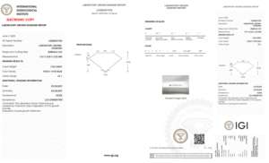 IGI Certifié 1.04ct Fancy VIVID Blue Emerald Cut VS1 Clarity Loose Lab Grown Solitaire Diamond Pour la fabrication de bijoux Utilisation Vente en gros - Product Image 3