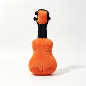Peluche violon personnalisée, peluche violoncelle, peluche instrument, jouet en peluche violon orange, adorable peluche violon - Product Image 3