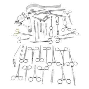 Kit complet de 38 instruments chirurgicaux, ensemble de base pour la chirurgie pédiatrique, outils médicaux en acier inoxydable, certifié CE - Product Image 1
