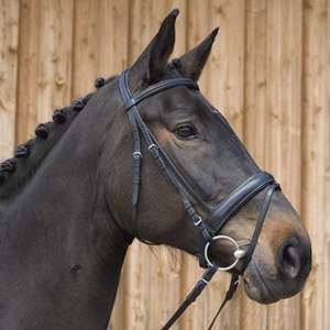 Dever Ascot Bride Flash en cuir confortable Brides à mâcher en cuir véritable multicolore à chaud Bride de cheval en pleine taille - Product Image 4