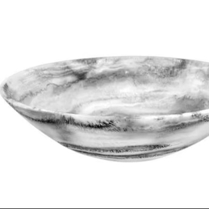 Tazón de servicio de epoxi de resina artesanal de lujo, diseño sostenible para cenas de bodas y presentación de comida diaria - Product Image 1