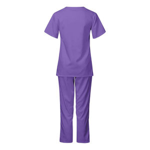 Tenues médicales imprimées en tissu polycoton, uniformes d'infirmière d'hôpital, vêtements de travail sur mesure - Product Image 4