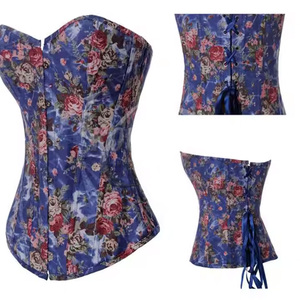 New Arrival Ladies Sexy Corset With 12 Supporting Bones <b>Lace</b> up Shaper at Wholesale Rate - Product Image 2