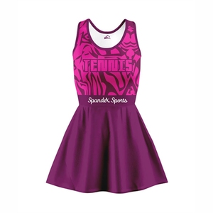 Venta al por mayor de falda corta para mujer ajustada de cintura alta ropa de yoga Correr Fitness Anti Exposición Deportes Falda de tenis - Product Image 1