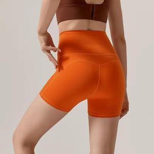 Pantalones cortos deportivos transpirables de secado rápido y alta elasticidad, pantalones cortos de cintura baja para gimnasio, mallas deportivas, pantalones cortos de Yoga sin costuras para mujer - Product Image 6