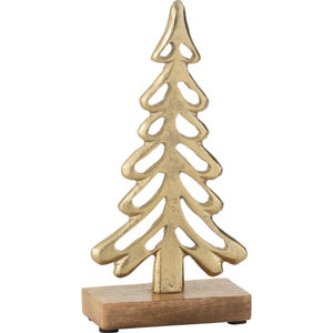 Super Star <b>Tree</b> Metal <b>Christmas</b> Decoration Black Metal Star <b>Tree</b> Tabletop Decor With Sturdy <b>Wooden</b> Base Indoor Home Decoration - Product Image 5