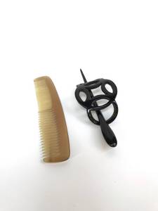 หวีเขาควายแท้สำหรับแต่งเคราขนาดกระเป๋าสำหรับเป็นของขวัญสำหรับเขาโดยผู้ผลิตจากงานฝีมือจากธรรมชาติจากผู้ผลิตทั่วโลก - Product Image 3