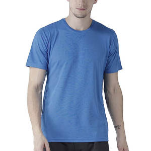 Camiseta de gimnasio 2023 ajustada para hombre, 100% de algodón, de secado rápido y transpirable, logotipo personalizado, estilo atlético, impresión Digital - Product Image 1