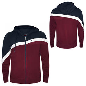 Sudadera con Capucha de Alta Calidad para Hombre, Talla Grande, Corte Regular, Invierno, Cierre Completo, Gruesa, Color Sólido, Teñido Liso, Transpirable, de Forro Polar - Product Image 6