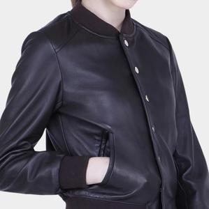 Chaquetas de Alta Calidad con Logotipo Personalizado, Chaquetas Bomber de Cuero para Mujer, Cómodas, Transpirables, con Diseño de Botones, Chaquetas Nuevas - Product Image 5