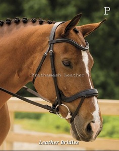 Brida de caballo de cuero MOQ bajo Estilos ingleses occidentales personalizados Brida de equitación de cuero genuino Proveedor al por mayor tendencia 2025 - Product Image 2