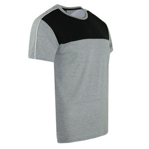 กางเกงขาสั้นสองชิ้นของผู้ชายและเสื้อยืด100% ชุดเสื้อผ้าลำลองสีล้วน - Product Image 2