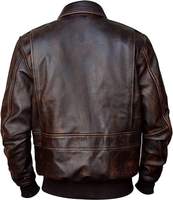 Veste en cuir pour homme automne-hiver - Haute qualité, respirante, écologique et à séchage rapide, col montant, logo personnalisable sur le devant