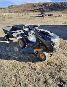 Tracteur à gazon autoporté 15 CV 4 roues motrices à transmission automatique avec plateau de coupe de 42 pouces pour G261-HD-54, garantie 2 ans, moteur principal de tracteur à roues - Product Image 2