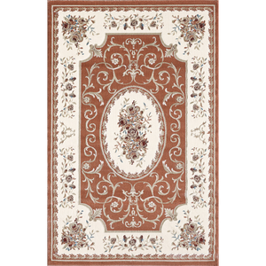 Alfombra turca de lujo hecha a máquina Laila Rose Rose Premium para sala de estar del fabricante de Gaziantep - Product Image 1
