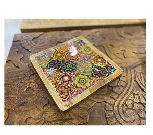 Ensemble de service élégant plateau en bois de noyer et paulownia de taille personnalisée plateau à thé rectangulaire vintage avec manche en bois massif pour un usage domestique - Product Image 2