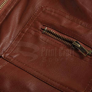 Veste d'hiver de rue haute pour hommes, cuir léger de haute qualité, logo personnalisé, matériel de toile de mode, nouvelle lettre haute - Product Image 5