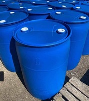 30L 50L 60L 120L 160L 200L Wadah Penyimpanan Drum Plastik Biru untuk Pengemasan Makanan/air/bahan kimia/bahan bakar