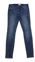 Jean décontracté et tendance pour femme, en tissu Oxford respirant et écologique, coupe ample, délavage effet usé, longueur complète, vente en gros