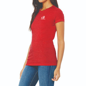 เสื้อยืดลำลองของผู้หญิงคอลเลคชั่นฤดูร้อนผ้าใบผ้าฝ้ายผ้าแคนวาสแห้งเร็วระบายอากาศได้ดีดีไซน์ตามสั่ง - Product Image 2