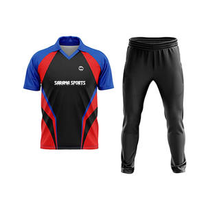 Kits de uniformes de cricket personalizados de calidad superior Mejor precio Fabricante de Pakistán Ropa deportiva atlética Uniformes de cricket para niños - Product Image 6