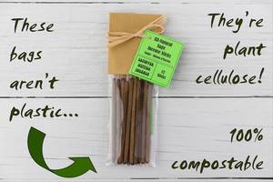 Long Burning Eco-Friendly Bamboo Incense Sticks-Scents Amber Rose (Gulab) Jasmine (Mogra/Chameli) Nag Champa Tuberose - Product Image 3