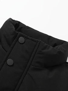 Chaqueta Bomber de cuero personalizada para hombre, transpirable e impermeable, estilo Hip Hop, talla grande, precio al por mayor de invierno directo de fábrica - Product Image 3