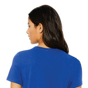 Airlume – T-Shirt à manches courtes pour femme, 100% en coton peigné et à anneaux, simple, 4.2 oz, real Royal, Jersey décontracté - Product Image 6